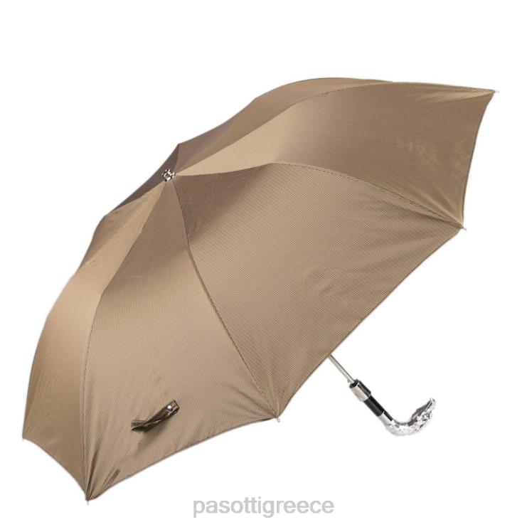 ομπρέλα | PASOTTI 64 6768-8 w18 - ασημένια πτυσσόμενη ομπρέλα αετού 2N6B8176 άνδρες